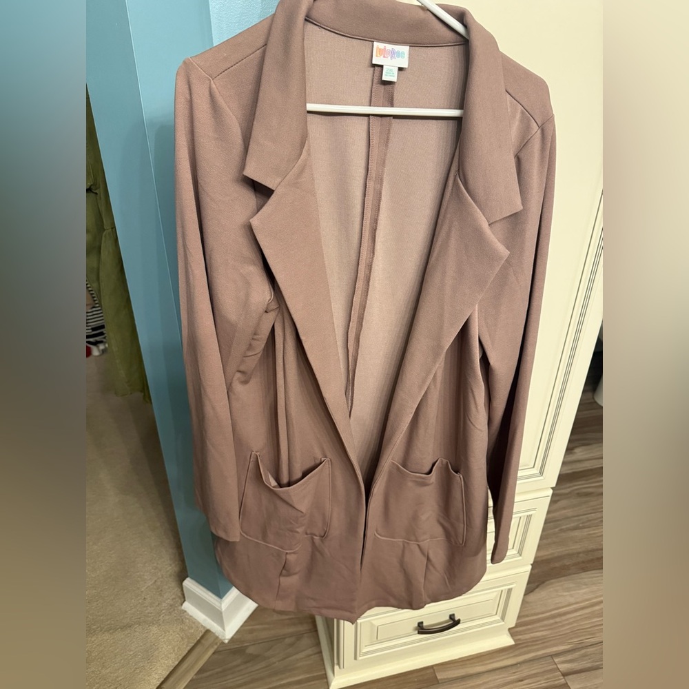 LuLaRoe Gwen blazer mauve 2X